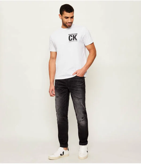 Мужская футболка с принтом Corner Graphic Calvin Klein, белый — фото 2