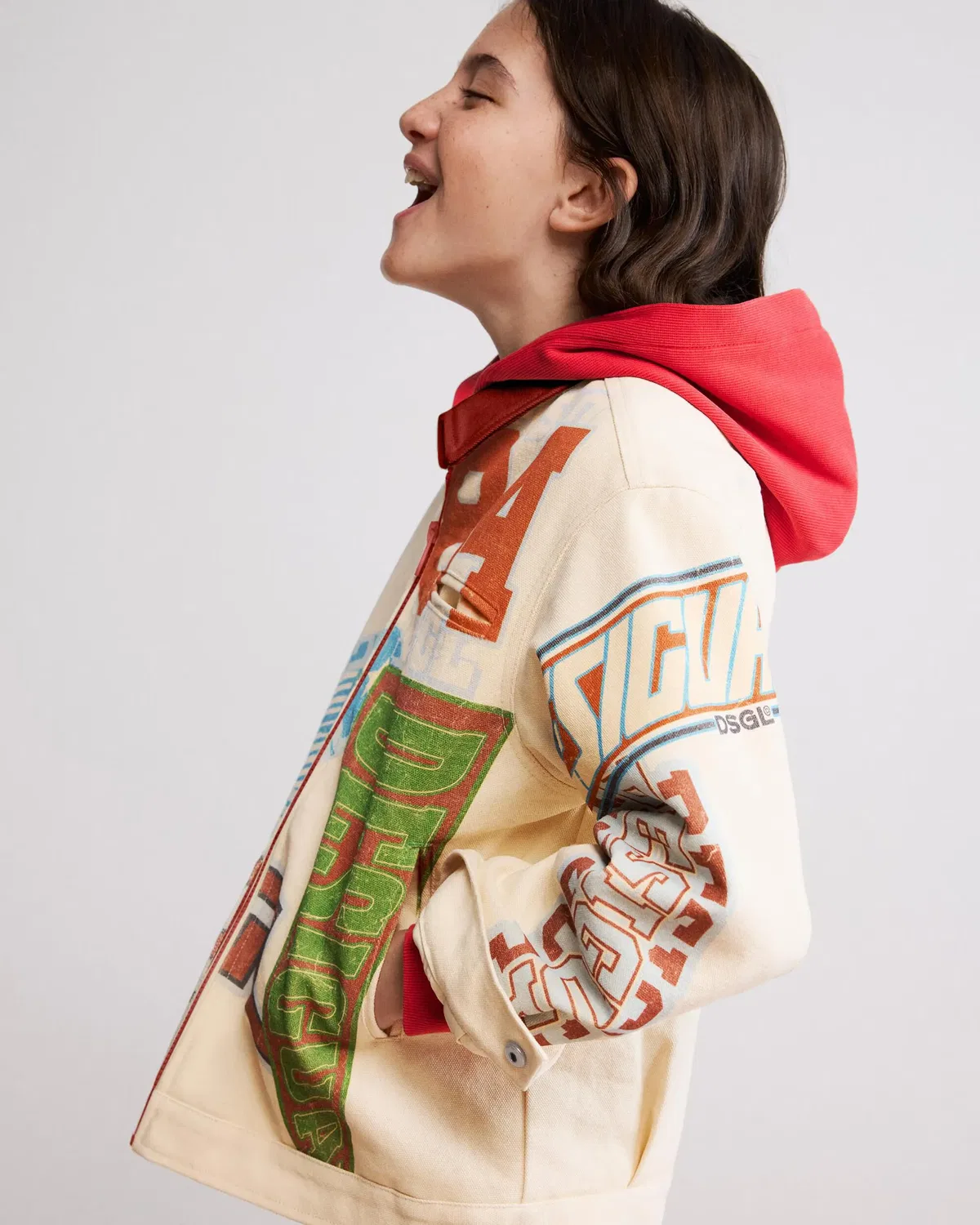 Детская куртка для мальчиков с принтом Desigual, Blanco — фото 3