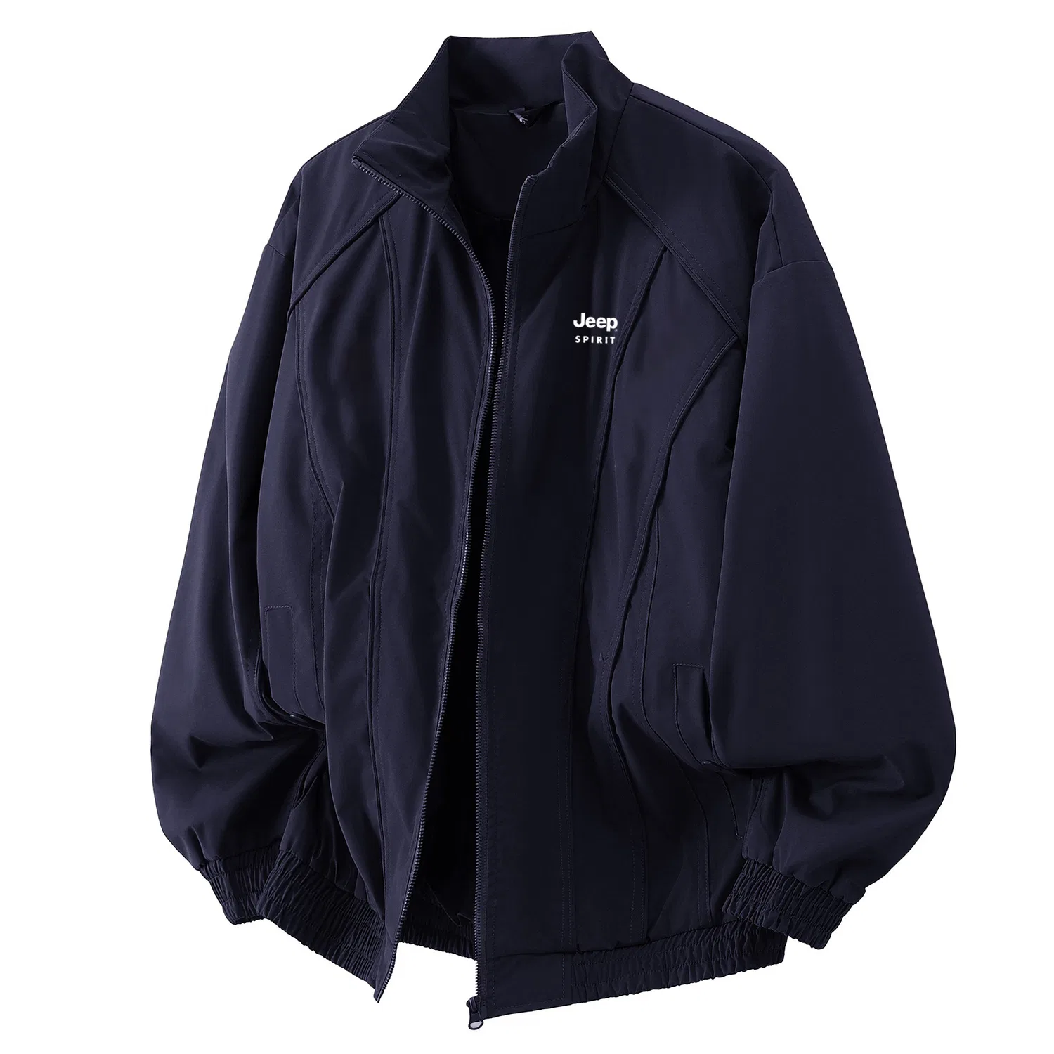 Детская куртка-ветровка с воротником-стойкой JEEP SPIRIT, Navy Blue
