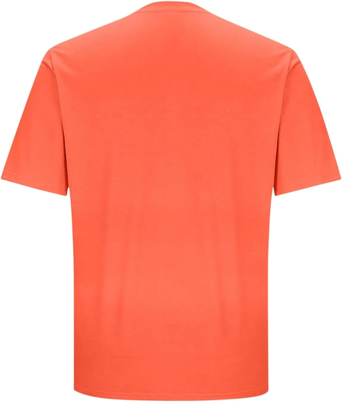 Мужская футболка с круглым вырезом классического кроя Generic, Orange — фото 3