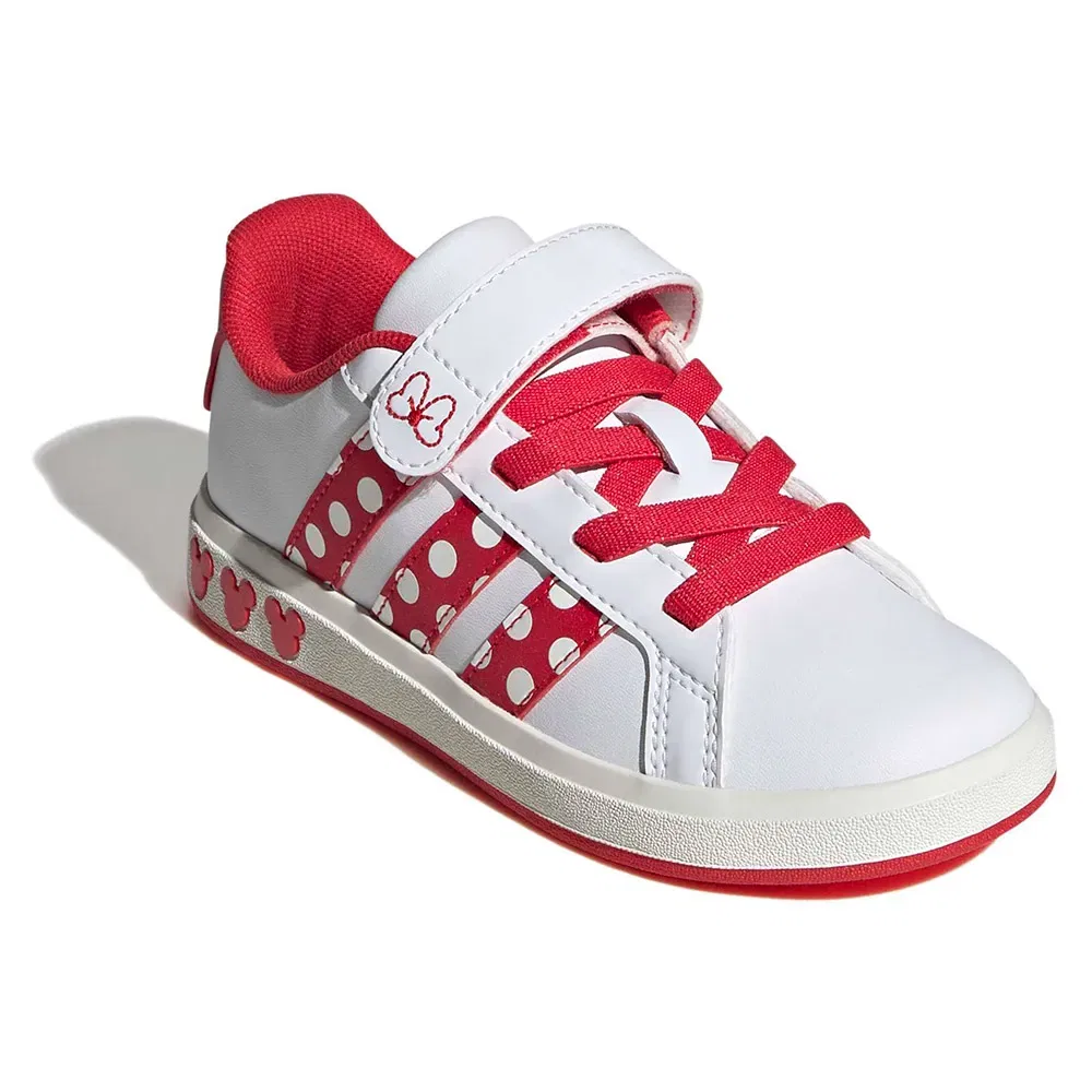 Кроссовки Minnie Mouse Grand Court Kids Adidas, белый — фото 2