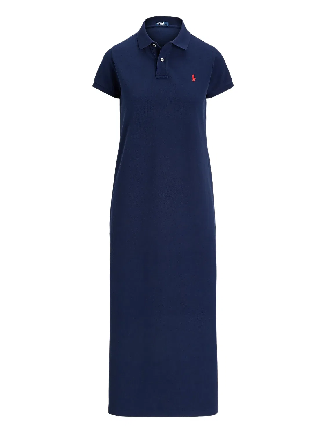 Поло платье с классическим верхом Polo Ralph Lauren, синий