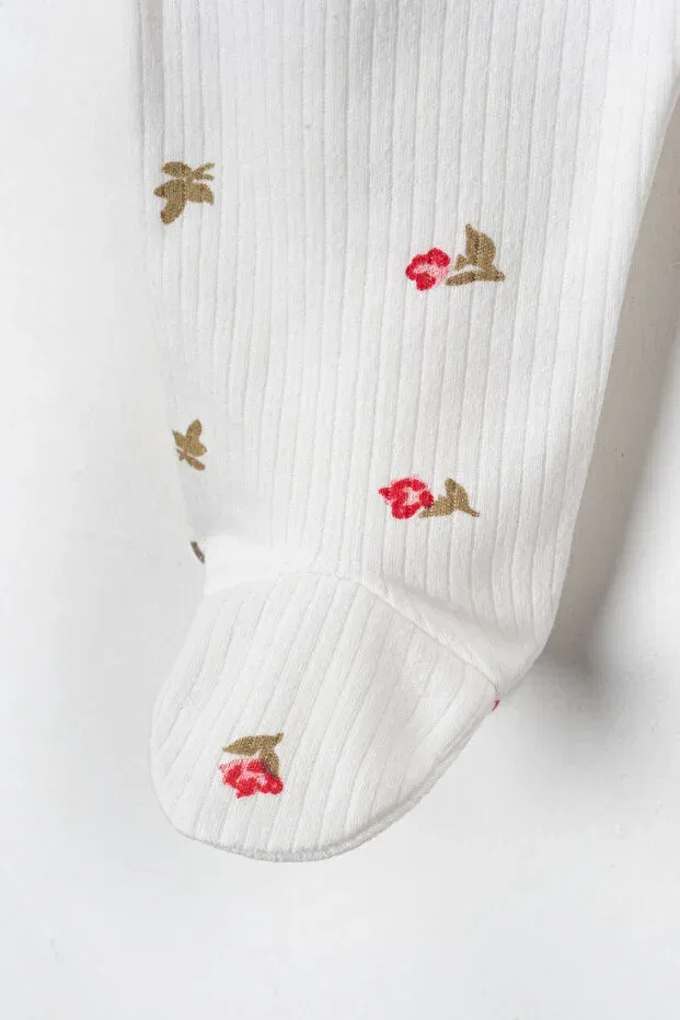 Детский комплект для девочек с цветочным принтом Basics Simurg Baby, Multicolor — фото 4