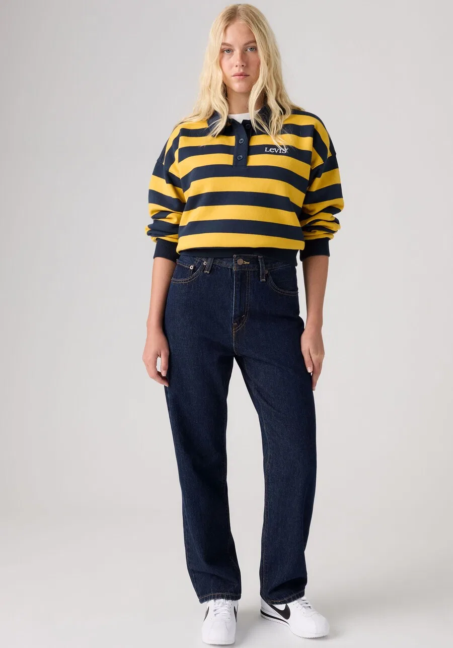 Джинсы LEVI'S Regular 'Easy Dad' темно-синего цвета — фото 2