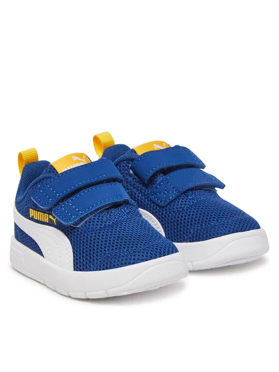 Кроссовки Courtflex V3 Mesh Inf Puma, синий — фото 2
