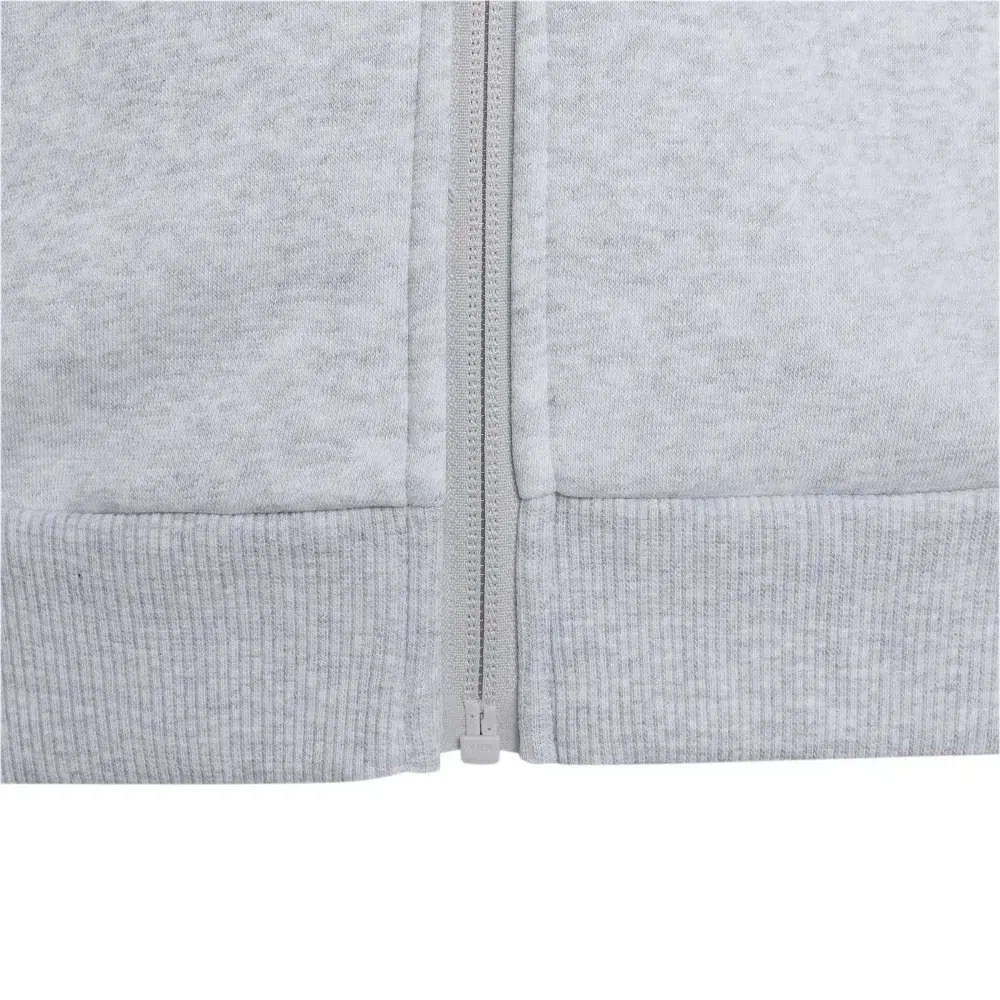 Худи на молнии Collegiate Typography Adidas, серый — фото 3