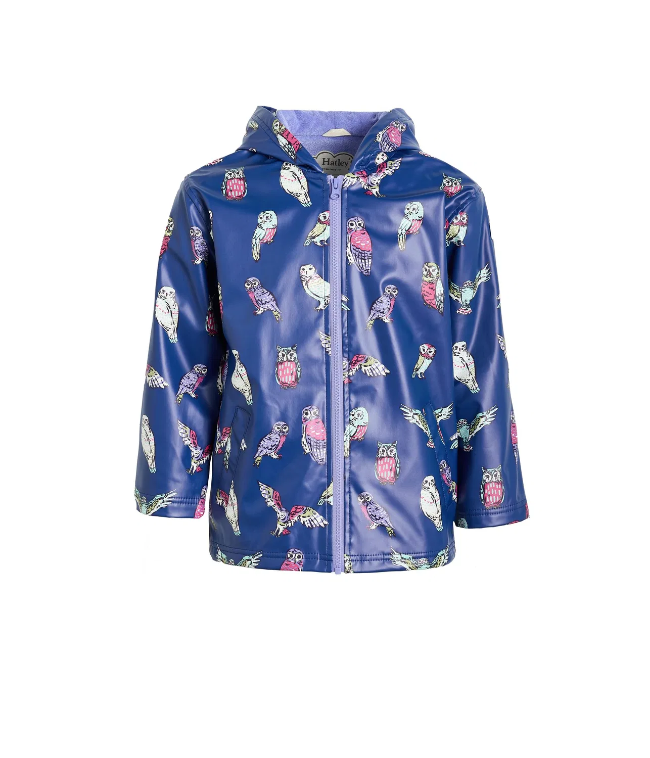 Дождевик с разноцветными совами (для малышей/детей постарше) Hatley Kids, Blue