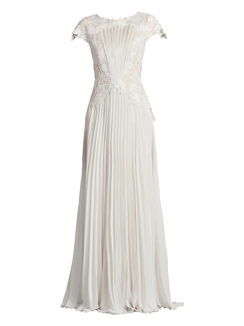 

Вечернее платье с кружевом Tadashi Shoji, белый