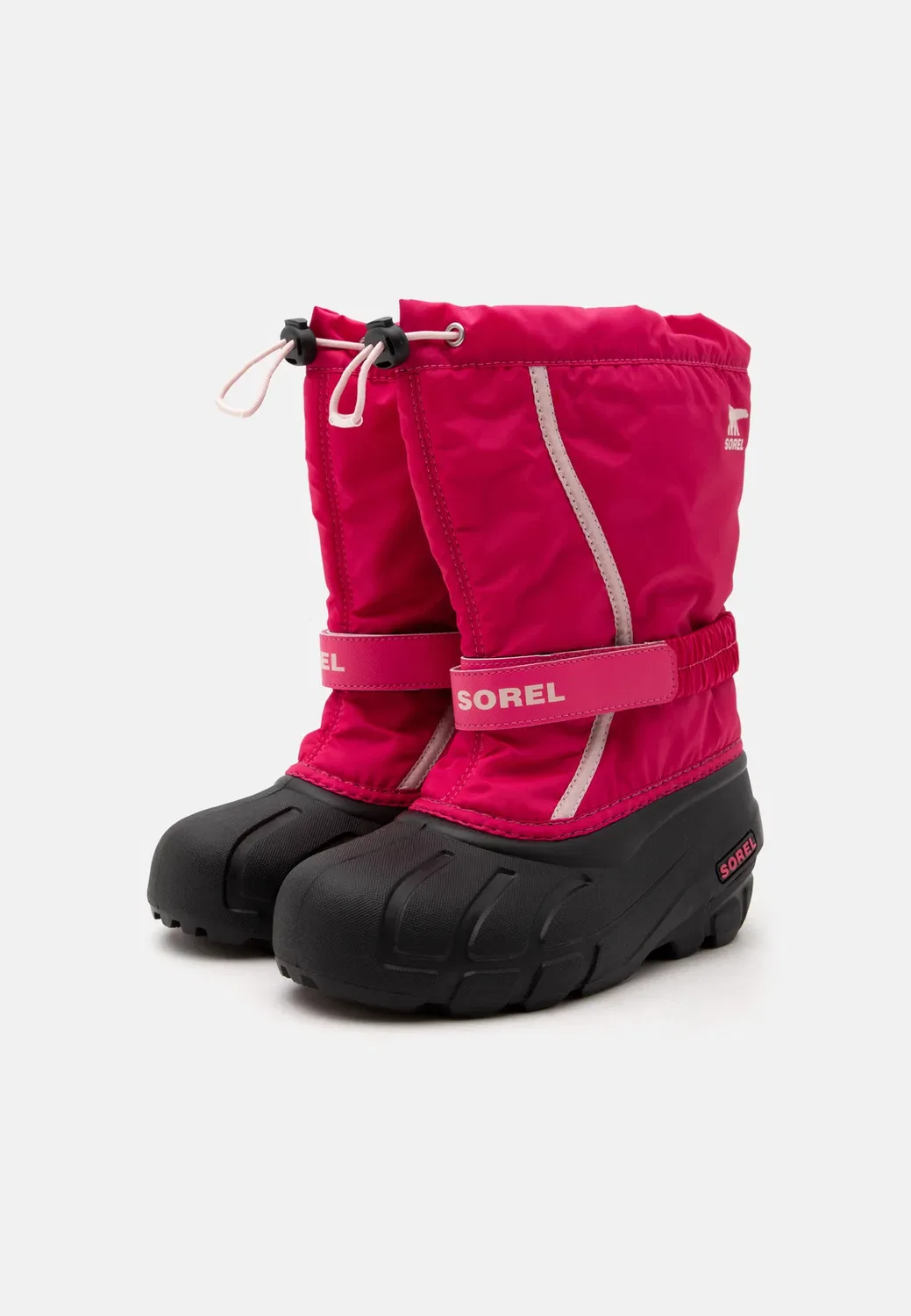 Детские унисекс сапоги с ворсом для детей постарше - зимние сапоги Sorel, Ultra Pink/Pink Salt — фото 2