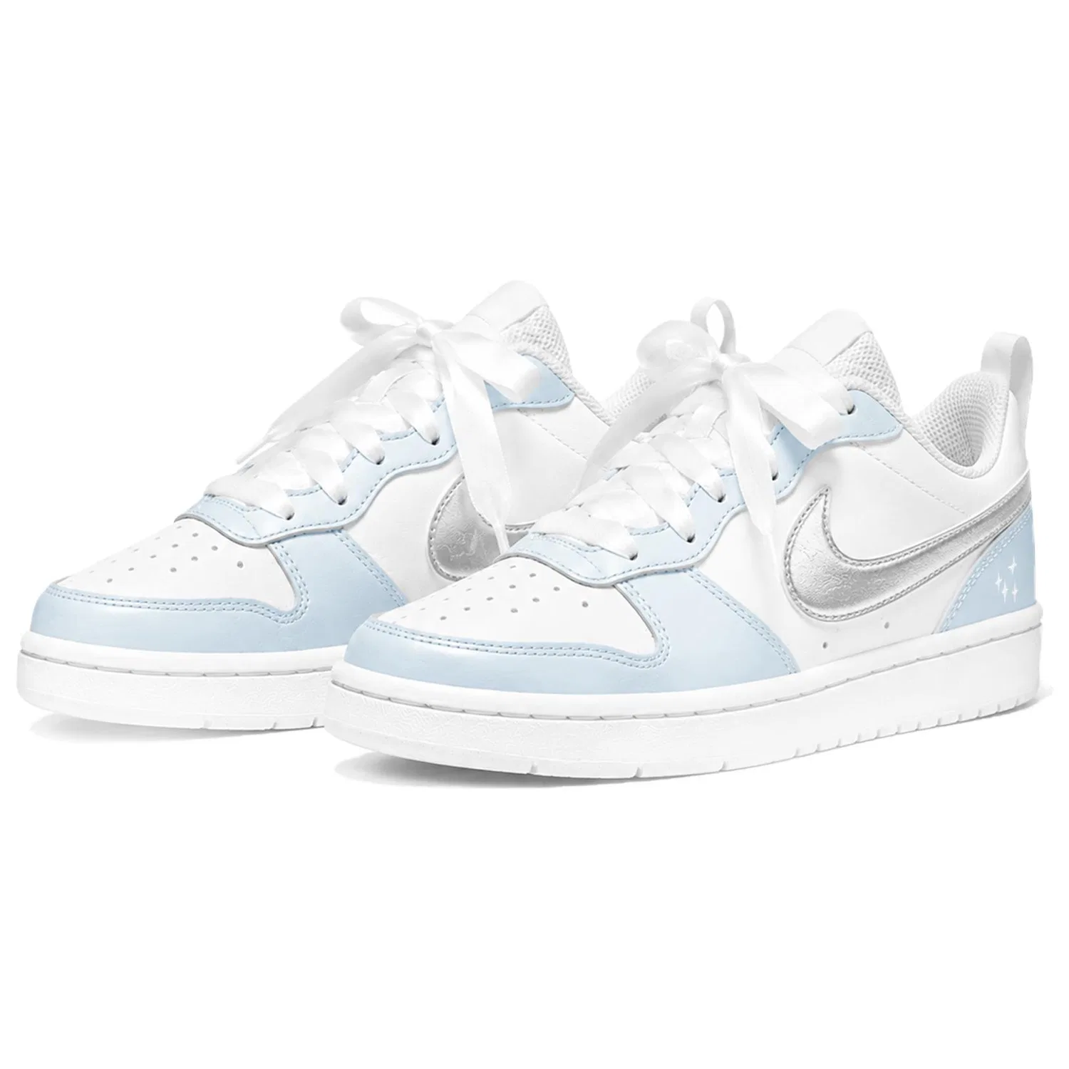 Детские кроссовки для скейтбординга с принтом Blue Nike, Blue — фото 4