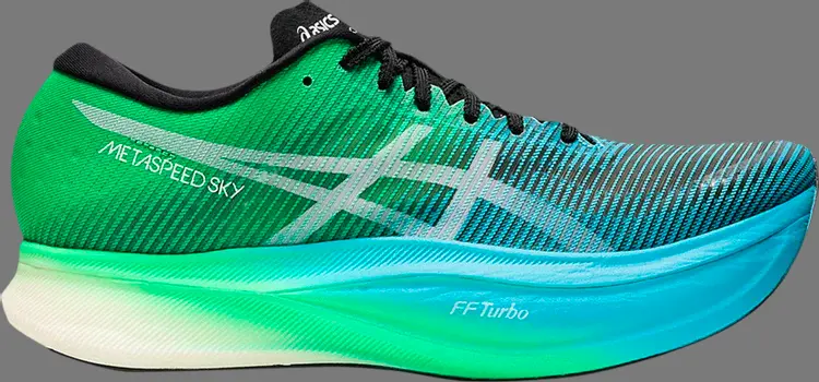 

Кроссовки metaspeed sky+ 'black new leaf' Asics, синий