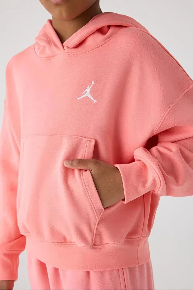 Детские свитшот для девочек с капюшоном Nike, Pink — фото 3