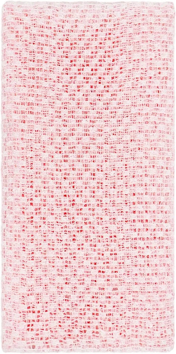 Мочалка для душа японская, скраб для тела, PUERFOCA, 100x21x0.5 см, Pink