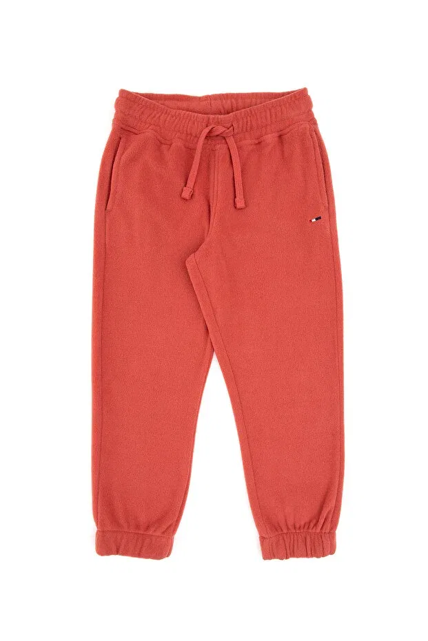 Детские спортивные брюки для девочек из флиса с принтом U.S. Polo Assn., Dried Rose — фото 4