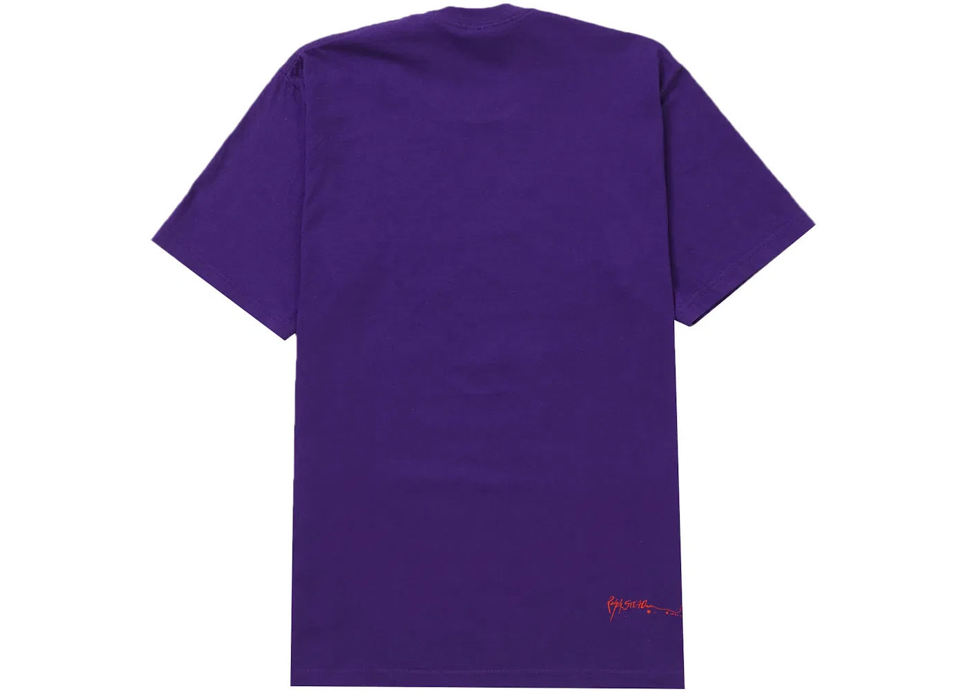 Мужская футболка с принтом Supreme Ralph Steadman Skull Tee, Purple — фото 2