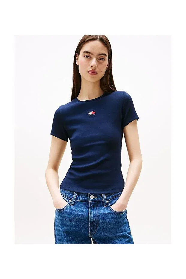 Женская футболка с принтом Tommy Hilfiger, Ancient White