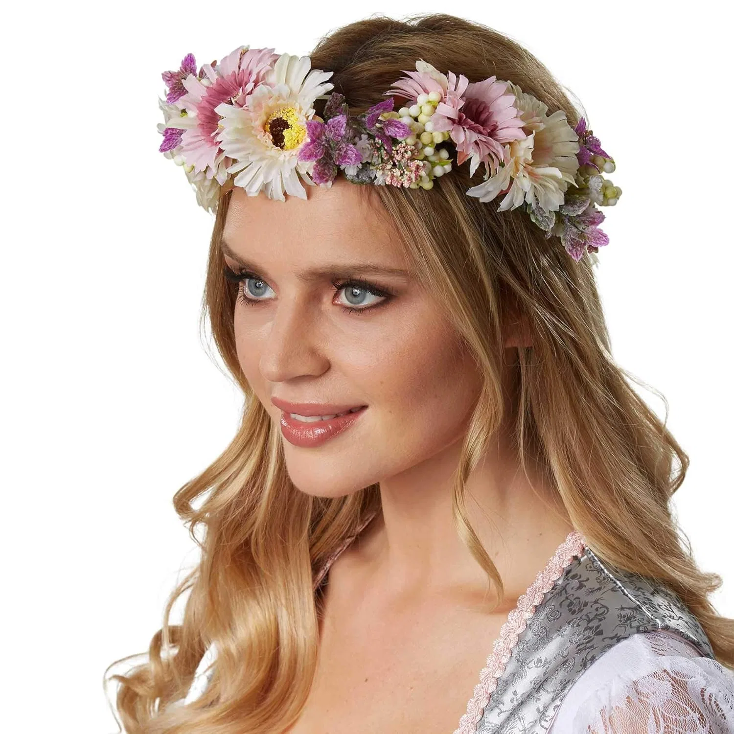 Цветочный ободок dressforfun 302791 регулируемый Dressforfun — фото 3