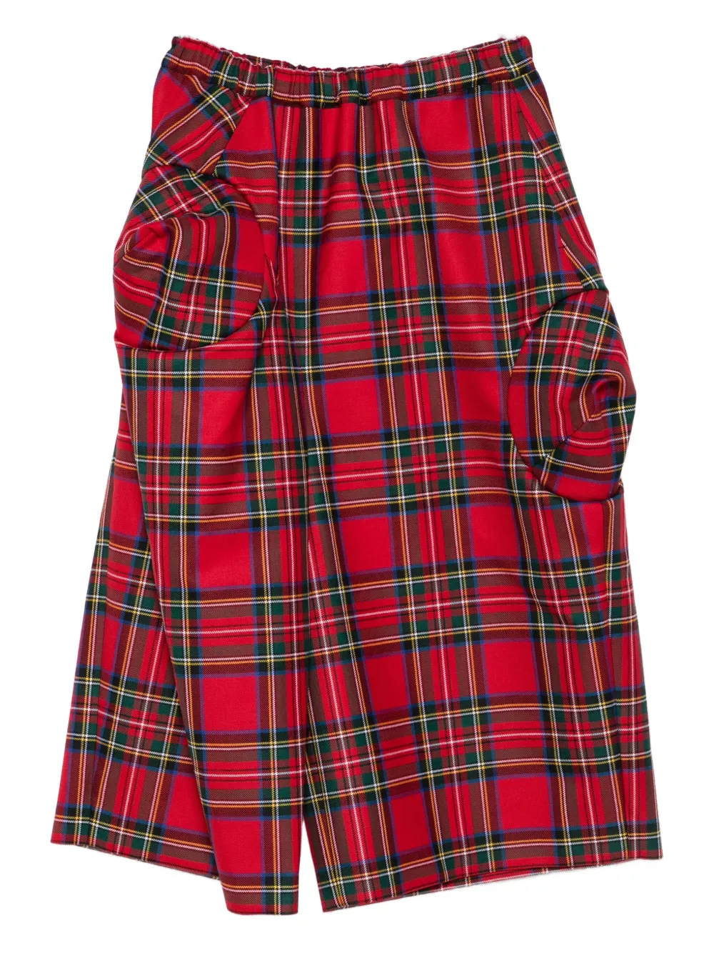 

Брюки в клетку тартан Comme Des Garcons, красный