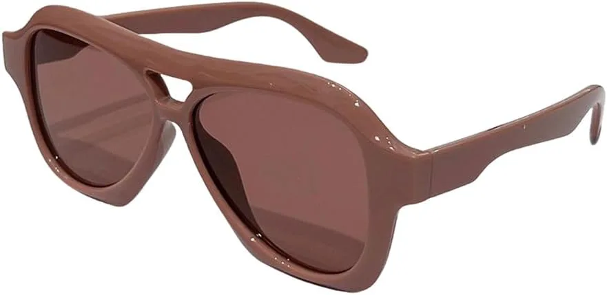 

Винтажные солнцезащитные очки для женщин и мужчин в стиле панк, большие солнцезащитные очки для активного отдыха, защита от ультрафиолета UV400 HCPIHF, 6