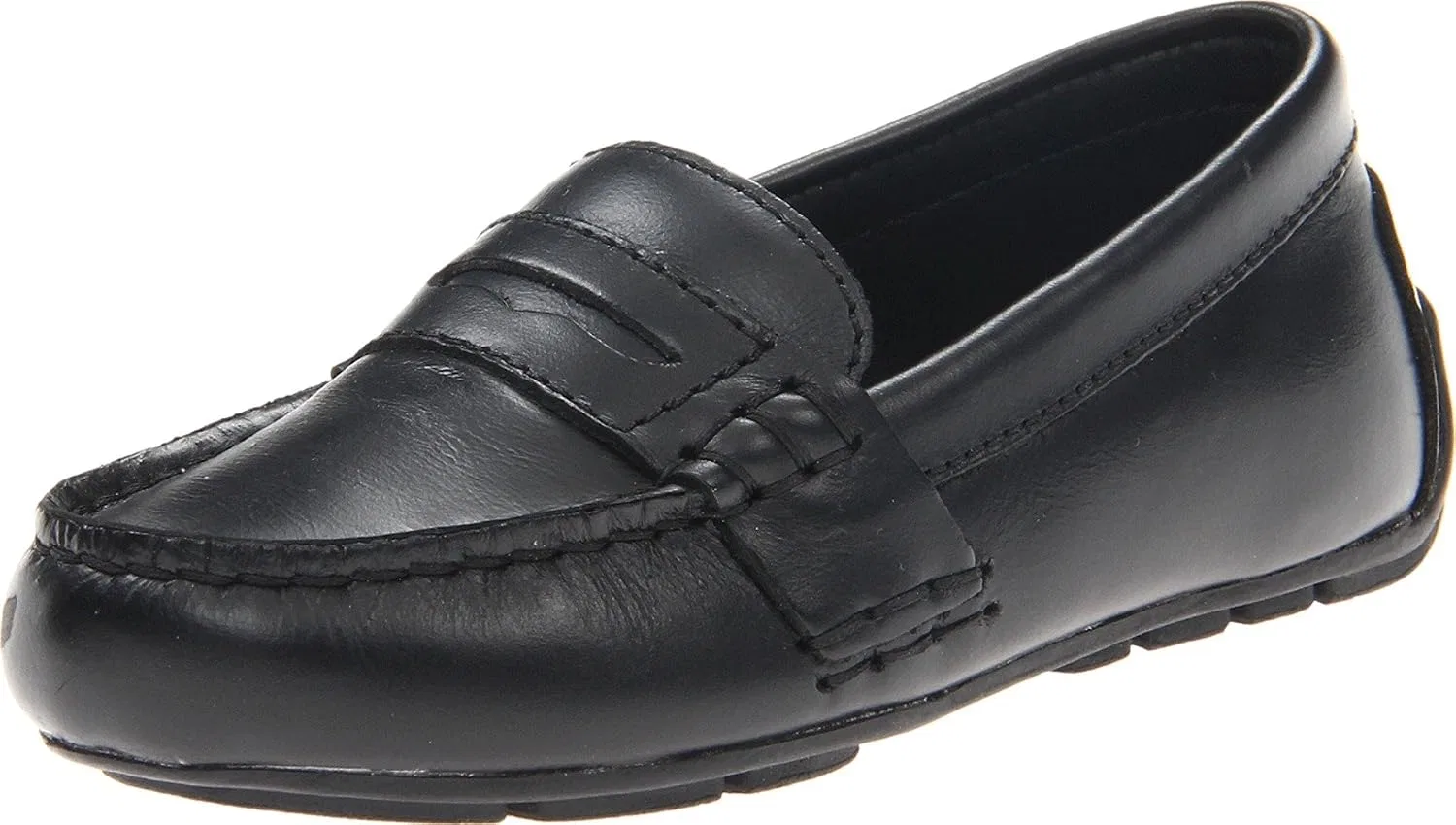 Детские туфли-лоферы Telly для мальчиков Polo Ralph Lauren, Black Full Grain Leather