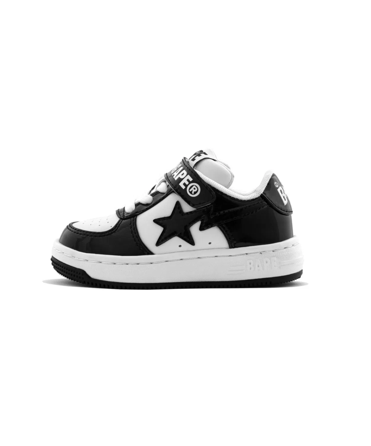 Детские кеды A BATHING APE BAPE STA KIDS #2, Black — фото 2