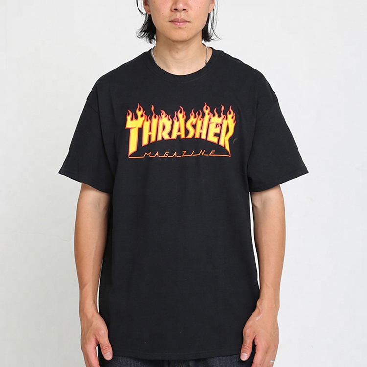 Футболка Thrasher Flame, черный