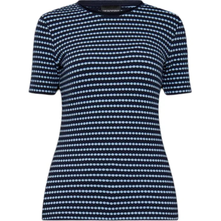 Женская футболка с принтом Emporio Armani, Marine Blue