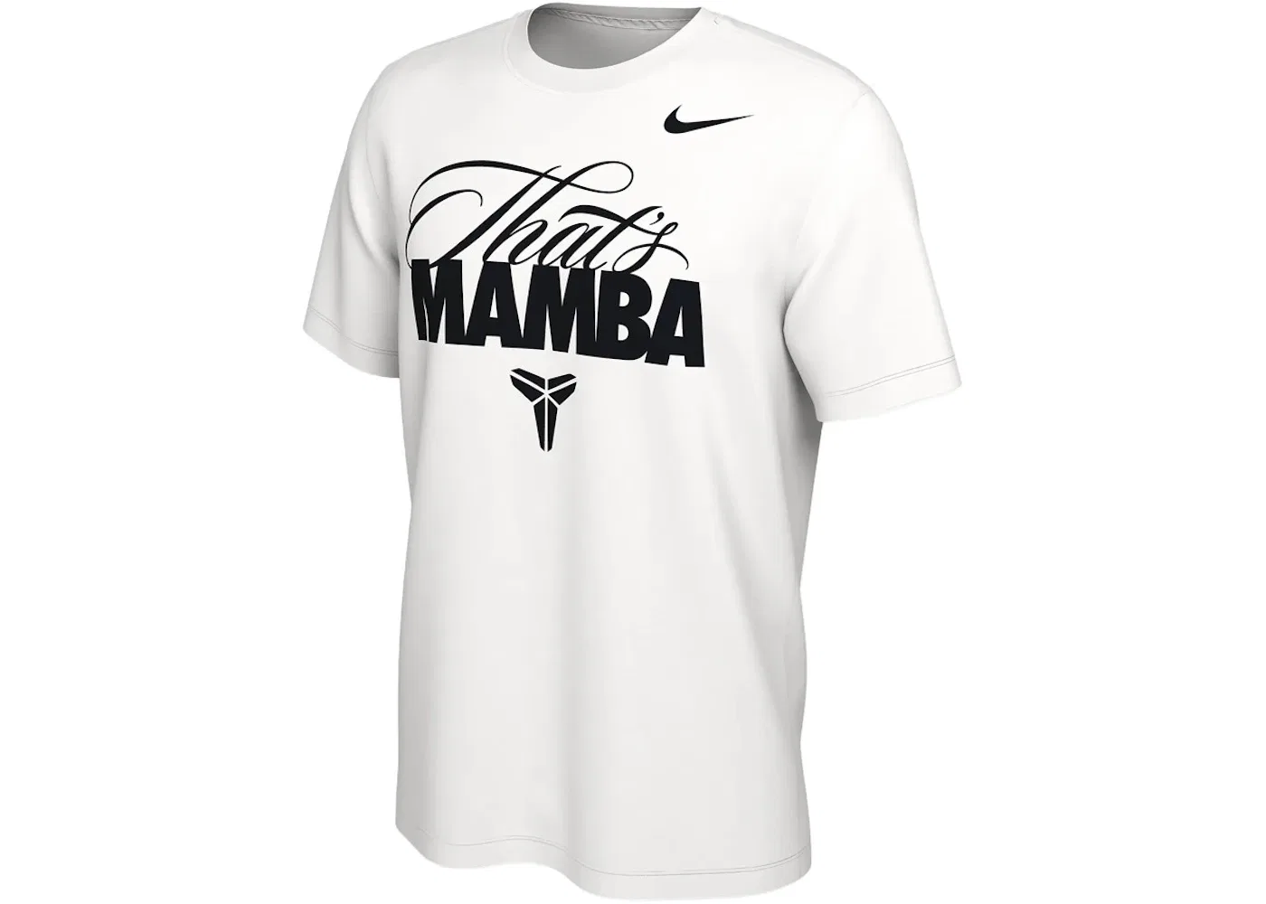 Мужская футболка с принтом Kobe Bryant Mamba Nike, White