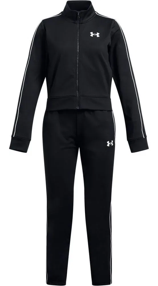 Спортивный костюм с длинным рукавом комплект Ua Icon Knit Crop Tracksuit Under Armour, черный