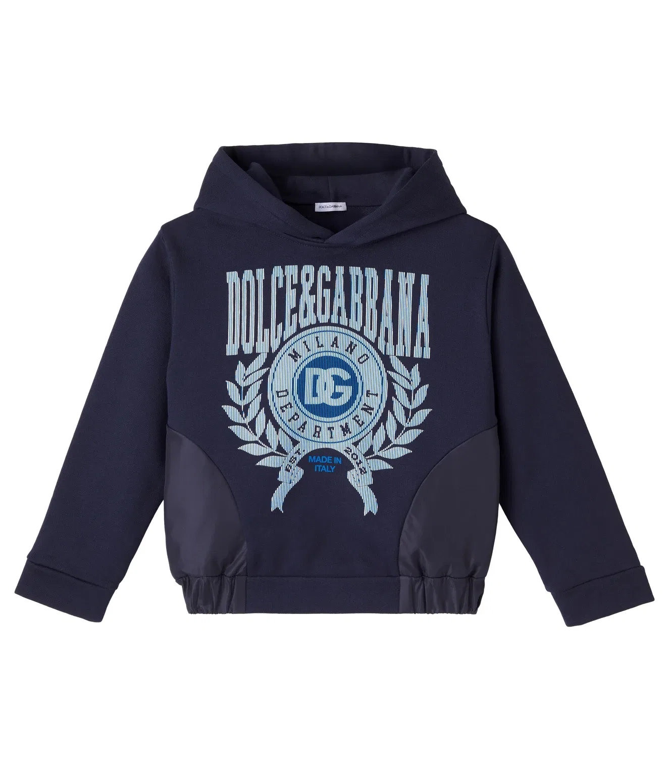 Свитшот с капюшоном Dolce&Gabbana Kids, синий