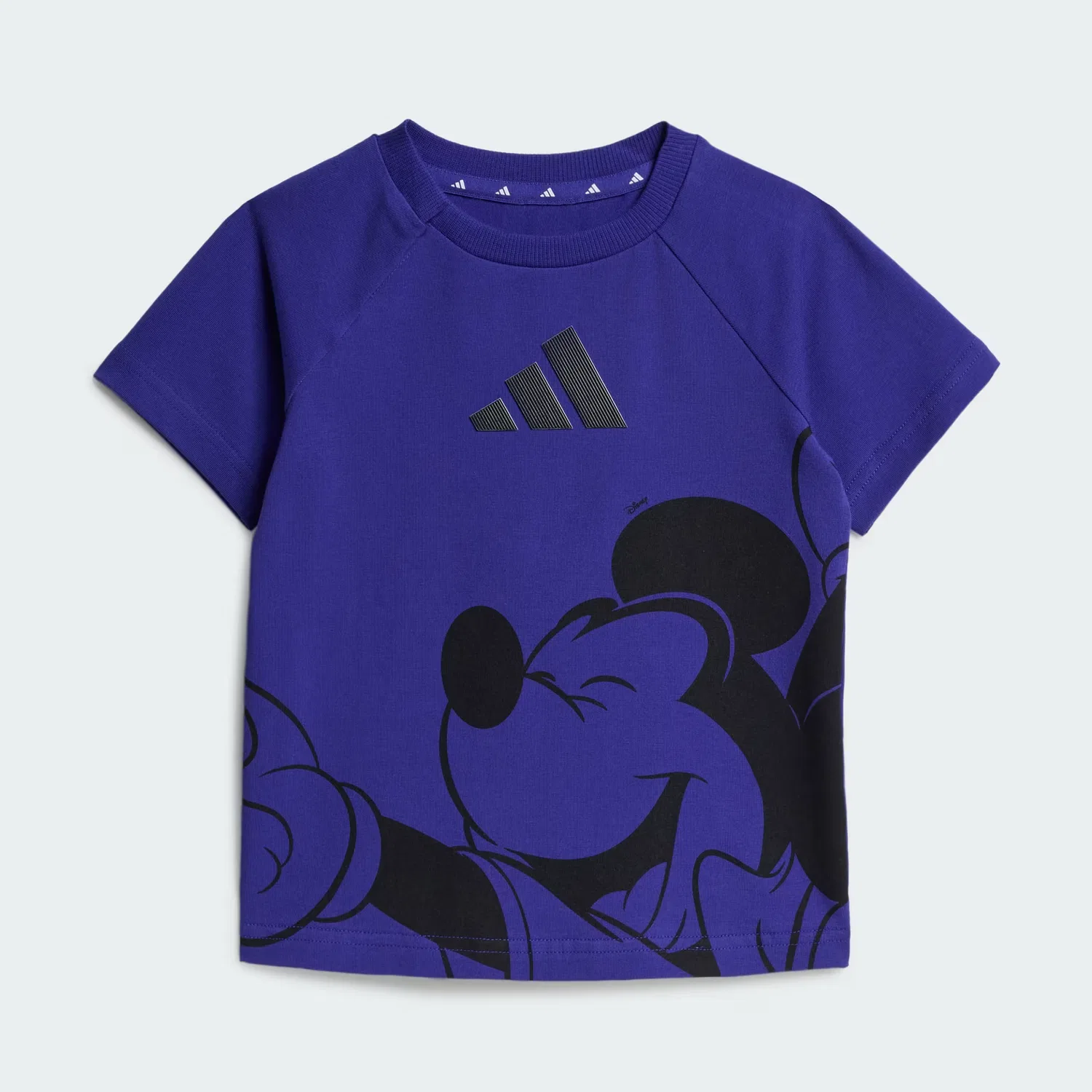Детский комплект с принтом Disney Mickey Mouse Adidas Sportswear, фиолетовый/черный — фото 2