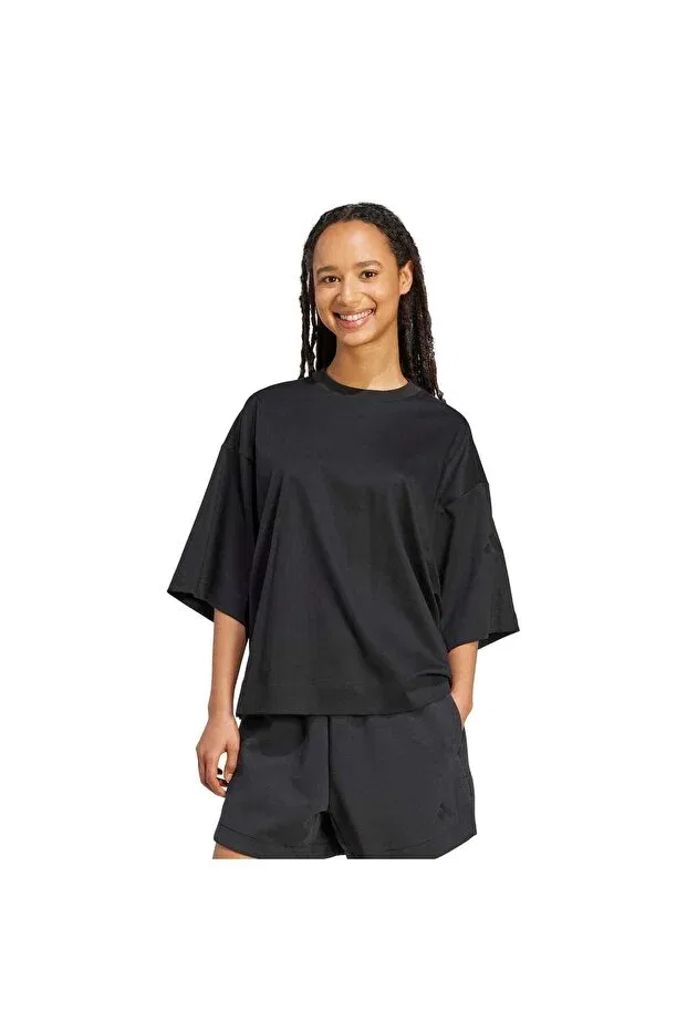 Женская спортивная футболка с коротким рукавом Adidas, Black