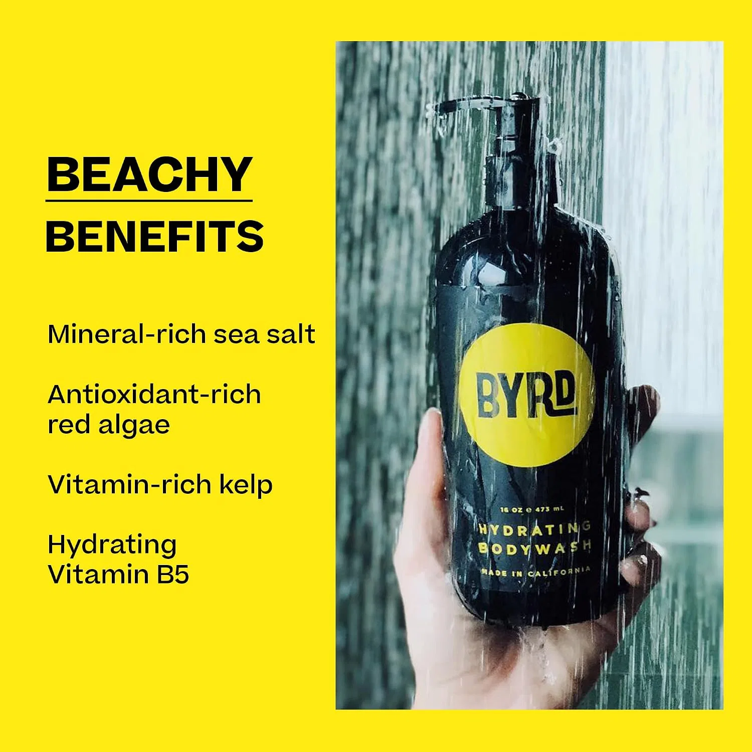 Гель для душа Hydrating Body Wash Tropical Coconut BYRD, 473 мл Byrd Hairdo Products — фото 3