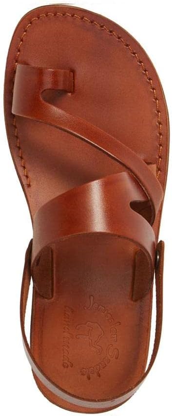 Бенджамин - кожаные сандалии на ремешке сзади - мужские сандалии Jerusalem Sandals — фото 3
