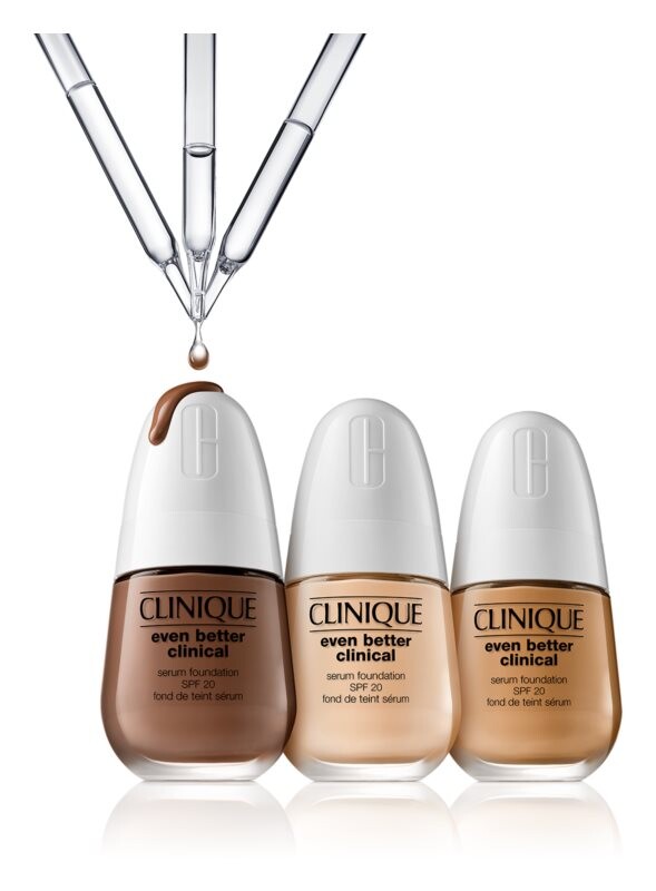 Тональный крем SPF 20 Clinique Even Better Clinical Serum Foundation SPF 20, оттенок CN 08 Linen 30 мл — фото 4