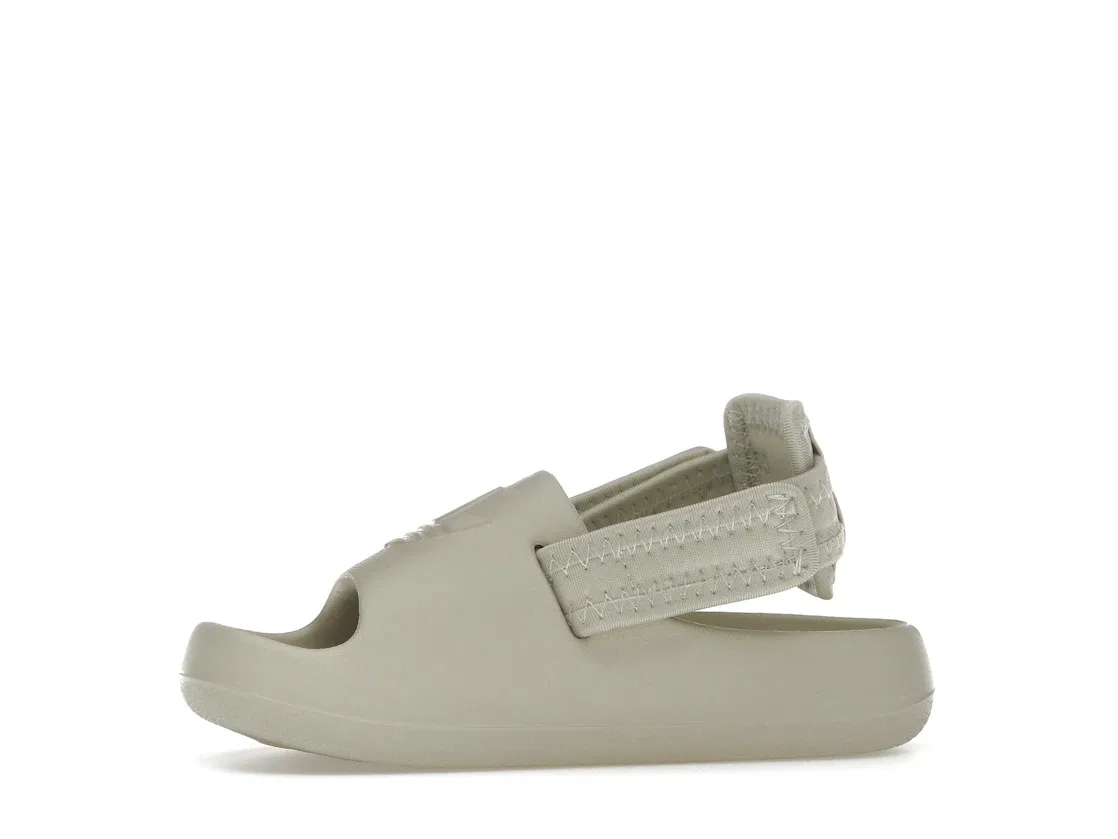 Детские шлепанцы с закрытым носком Adidas adiFOM Adilette Slides, Putty Grey — фото 3