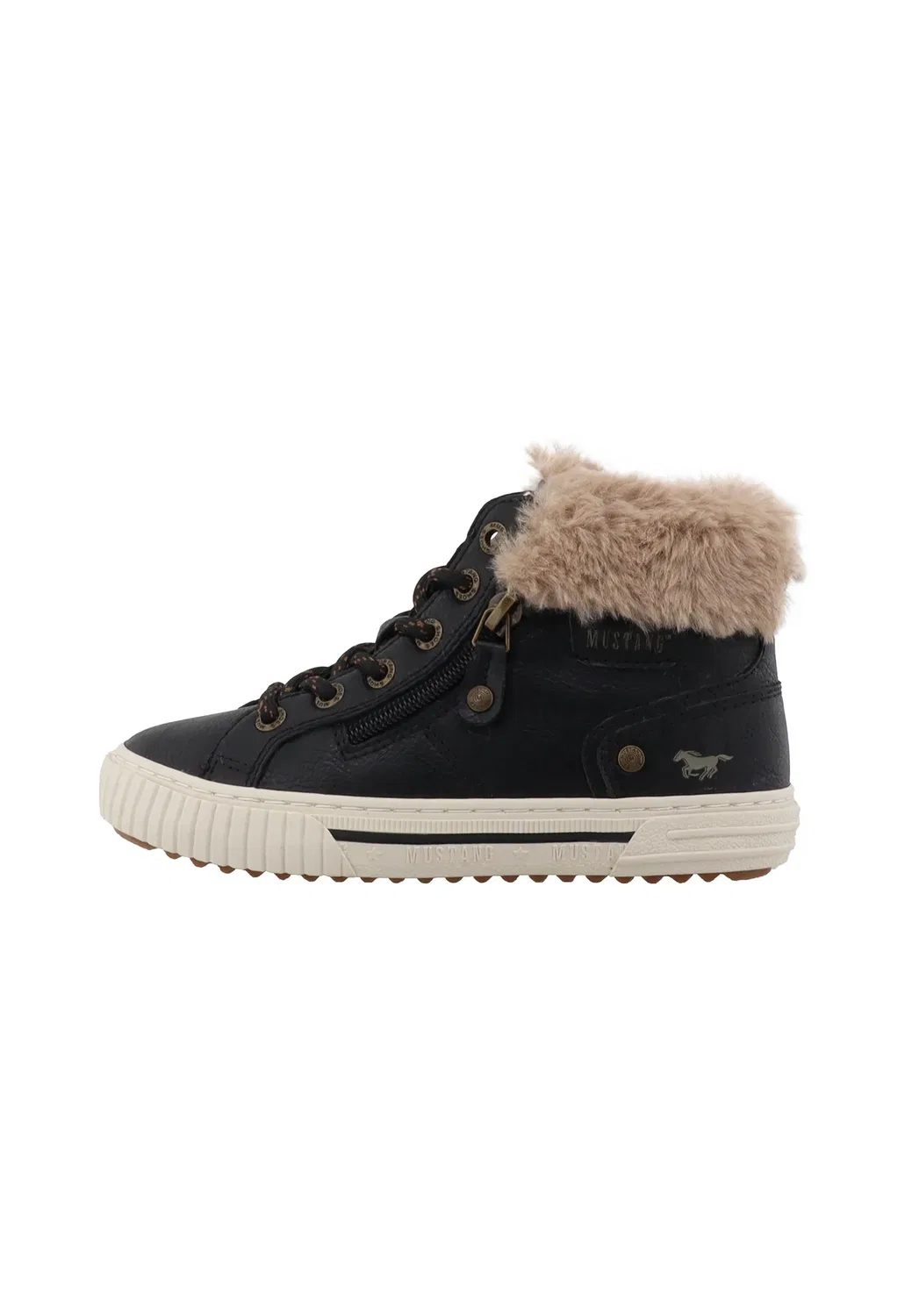 Winterstiefel унисекс - зимние ботинки Mustang, Black