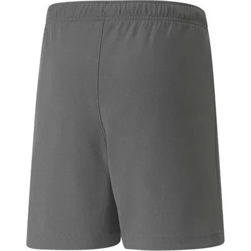 Детские шорты с длиной до колена Puma teamRISE Short Jr, Grau Weiss — фото 2
