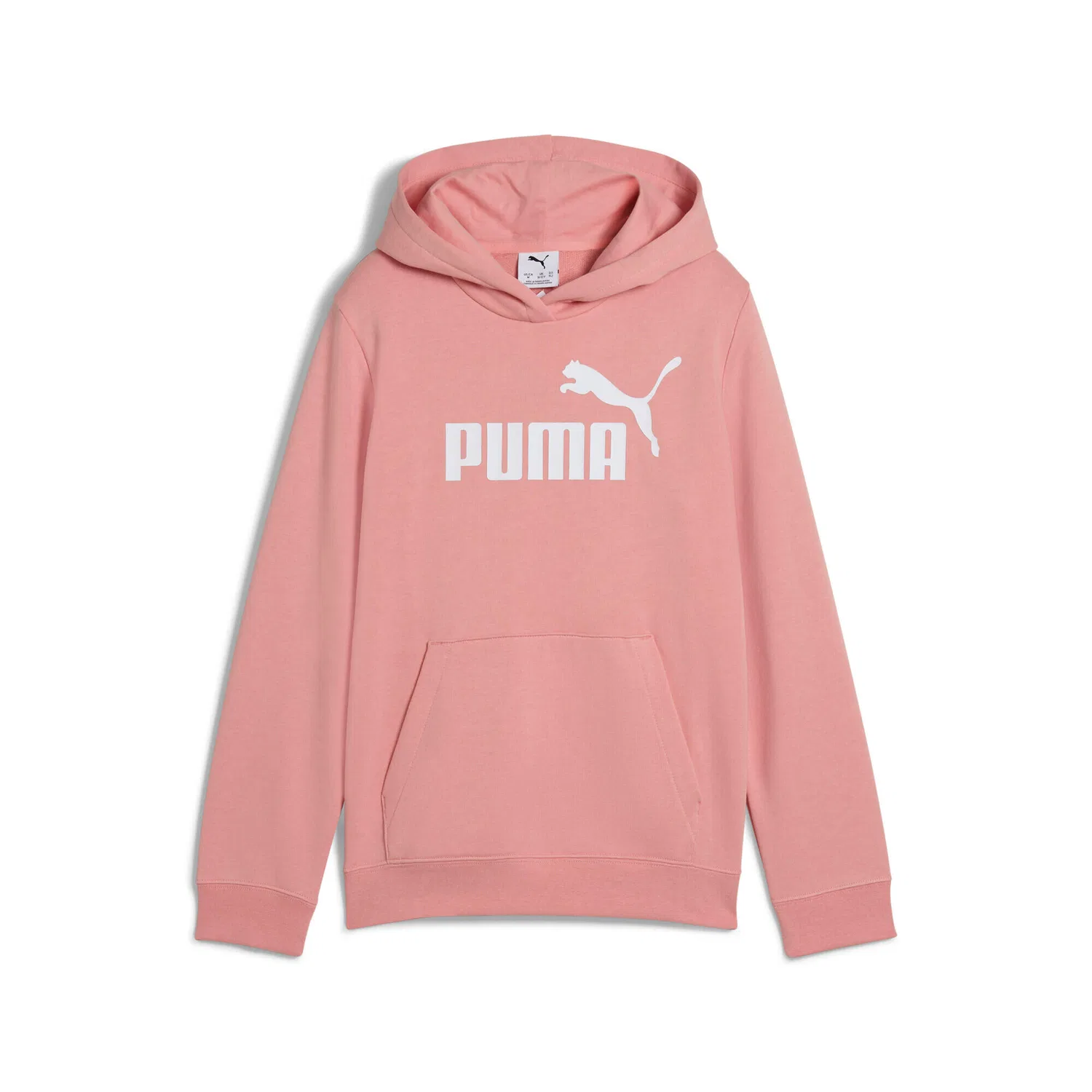 Детское худи с логотипом ESS No. 1 Logo Hoodie Puma, Pink Fruit