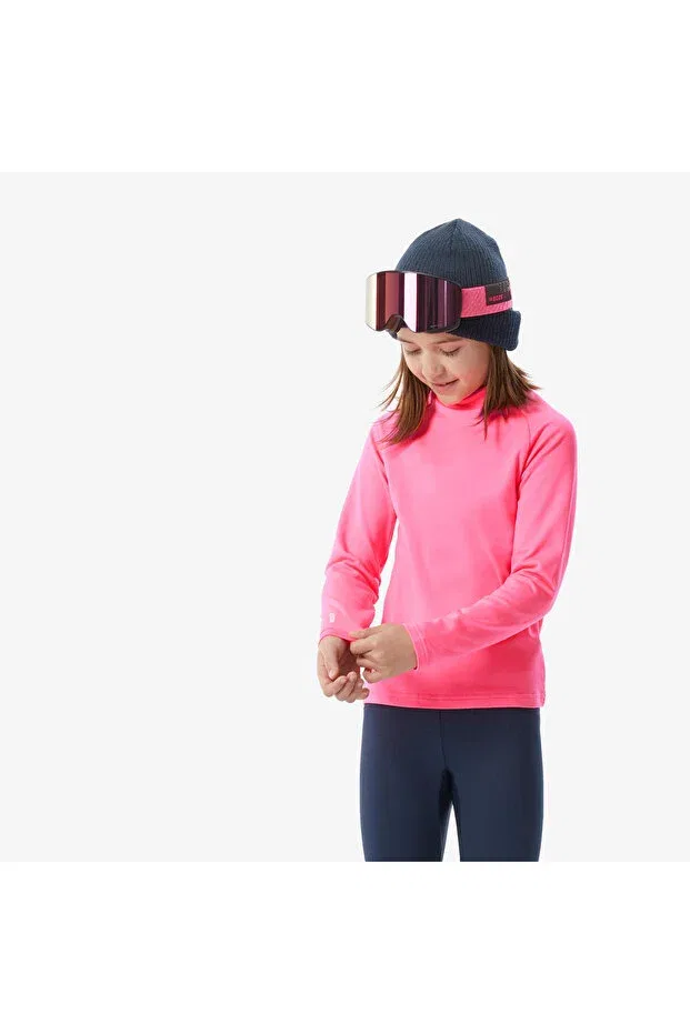 Детское термобелье для девочек с длинным рукавом Wedze Decathlon, Pink
