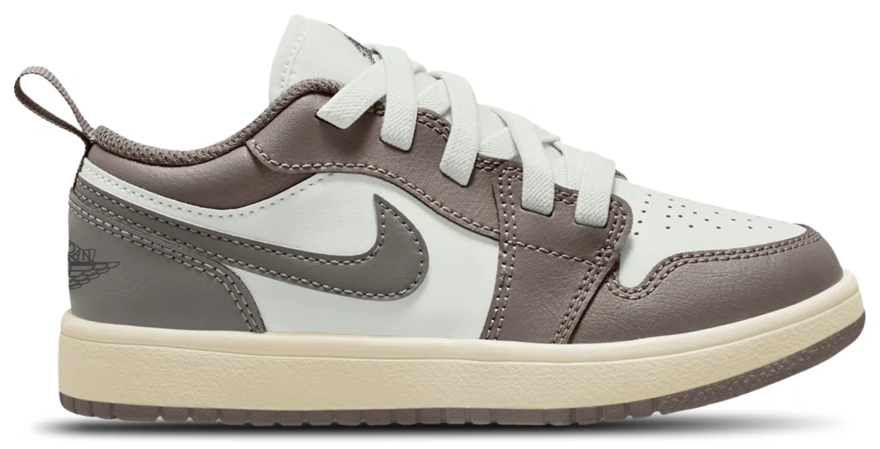 Кроссовки для мальчиков AJ 1 Low Jordan, цвет Olive Grey/Summit White/Enigma Stone