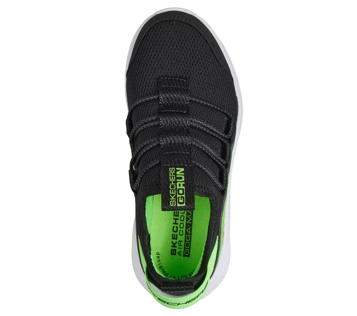 Детские кроссовки GO RUN Elevate Skechers, черный/лаймовый — фото 2