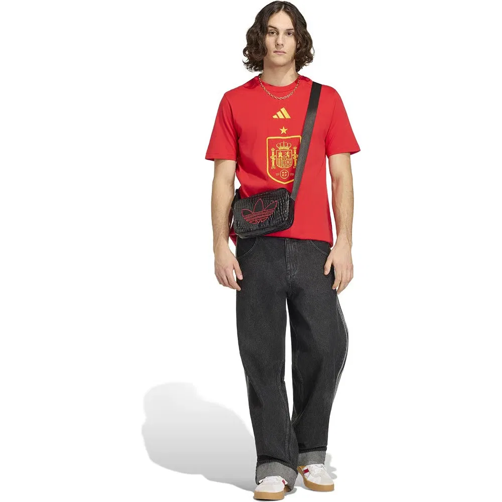 Мужская футболка Spain DNA Adidas, Red — фото 4