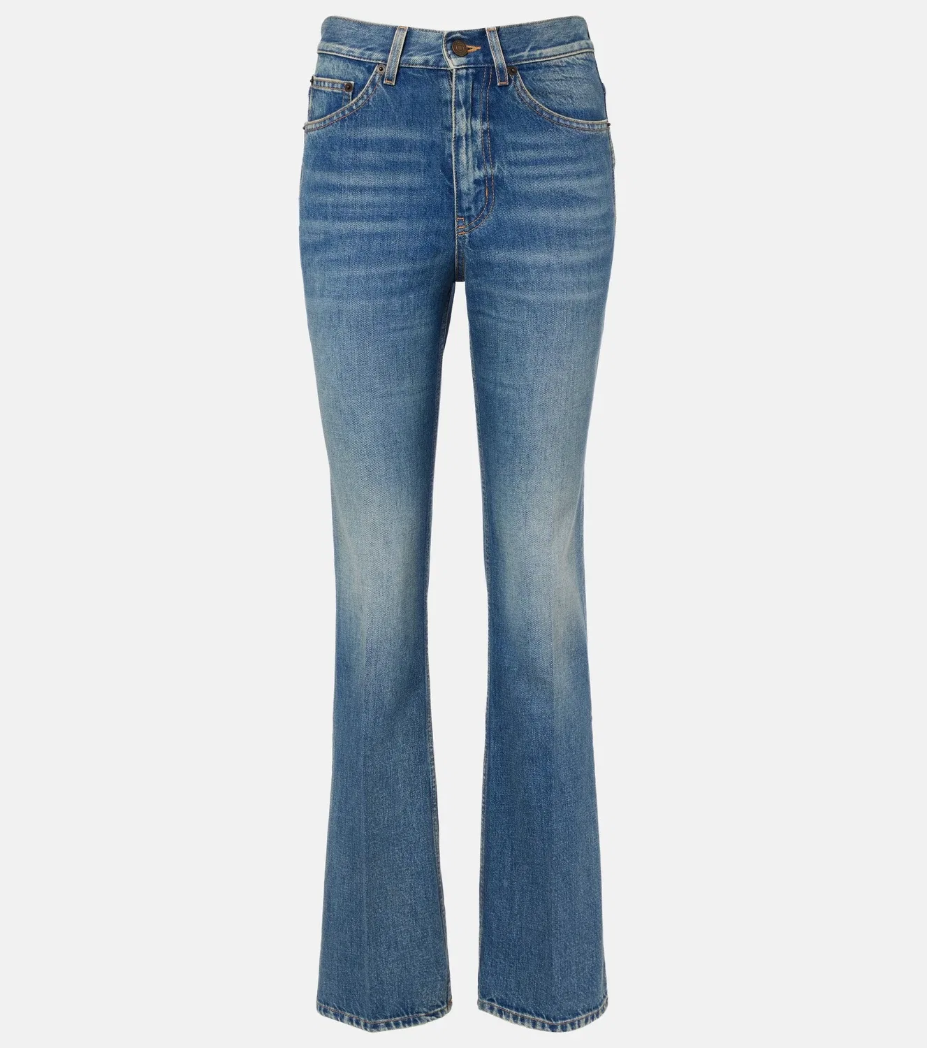Прямые джинсы Clyde SAINT LAURENT, синий