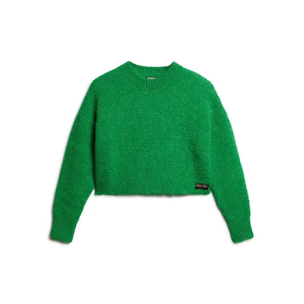 Женский свитер с коротким кроем Superdry Vintage, Green