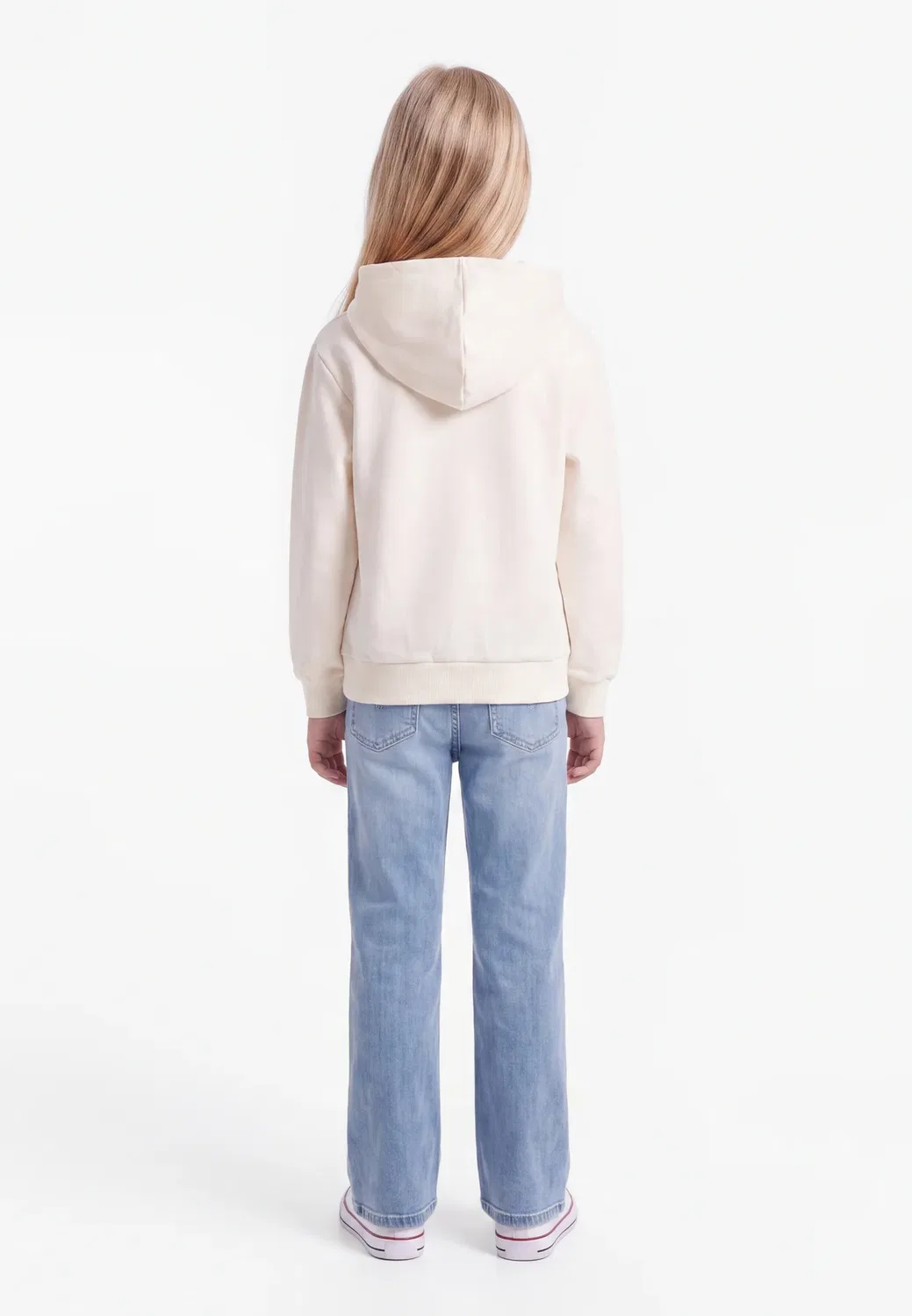 Толстовка с капюшоном для активного отдыха Guess, Cream White