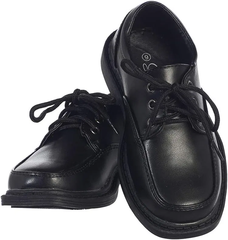 Детские оксфорды для мальчиков на шнуровке Lito Children's Wear, Black