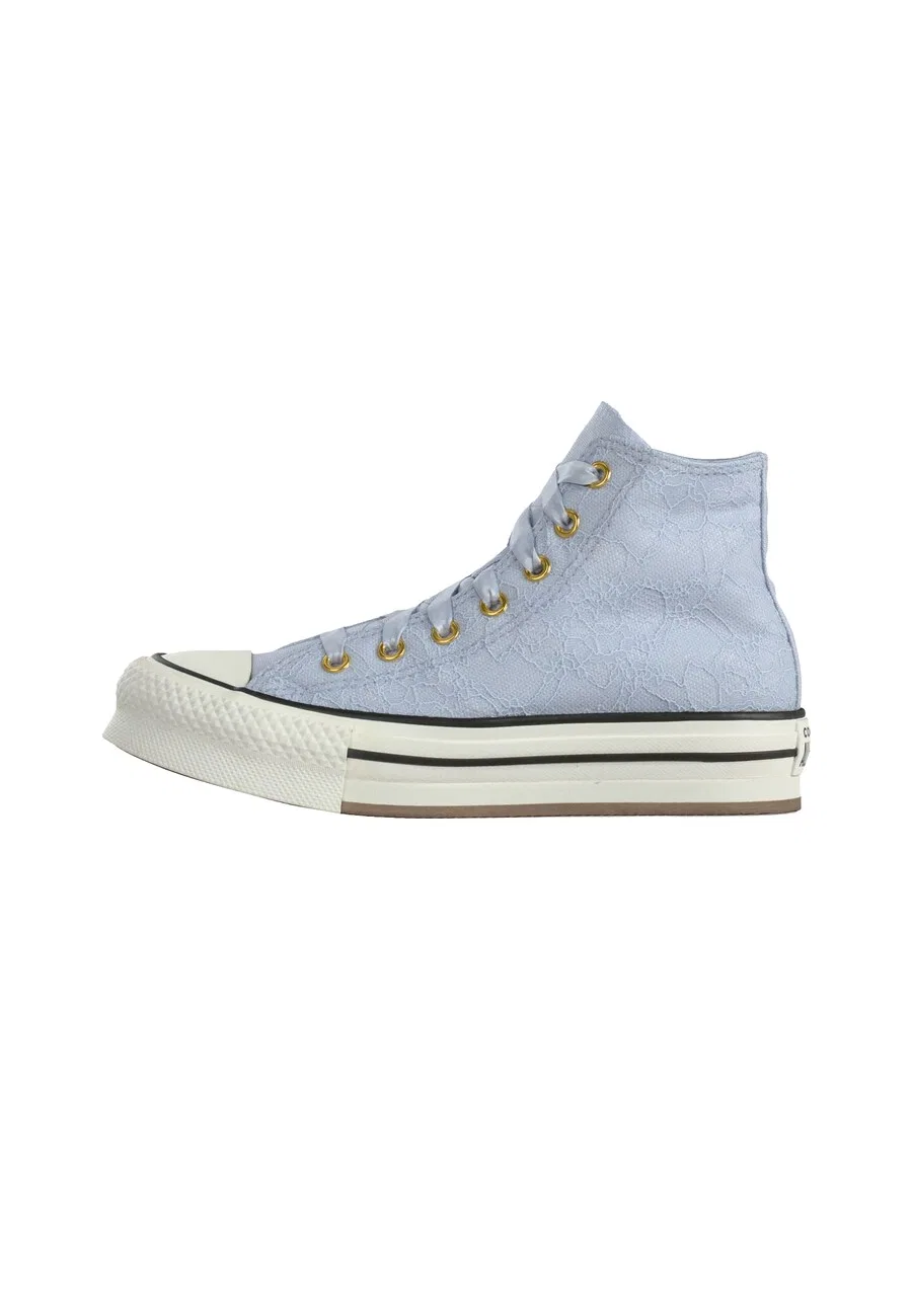 Кроссовки CONVERSE 'CTAS LIFT HI' фиолетового цвета