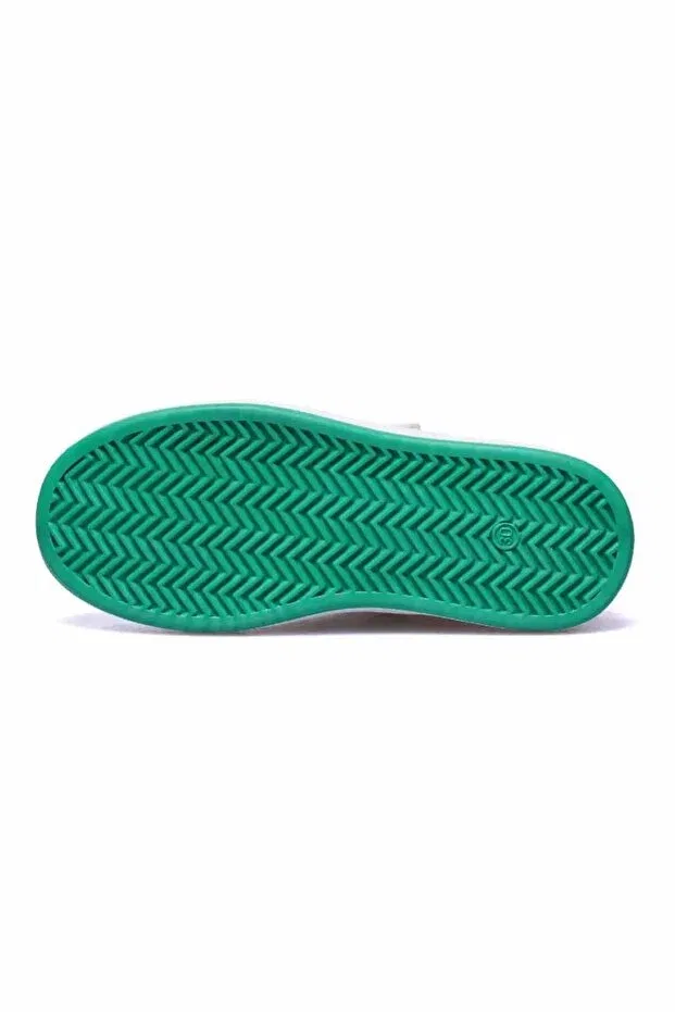 Детские кроссовки для мальчиков из искусственной кожи Nidus summer jr. children's sneaker shoes Hummel, White-C2 — фото 4