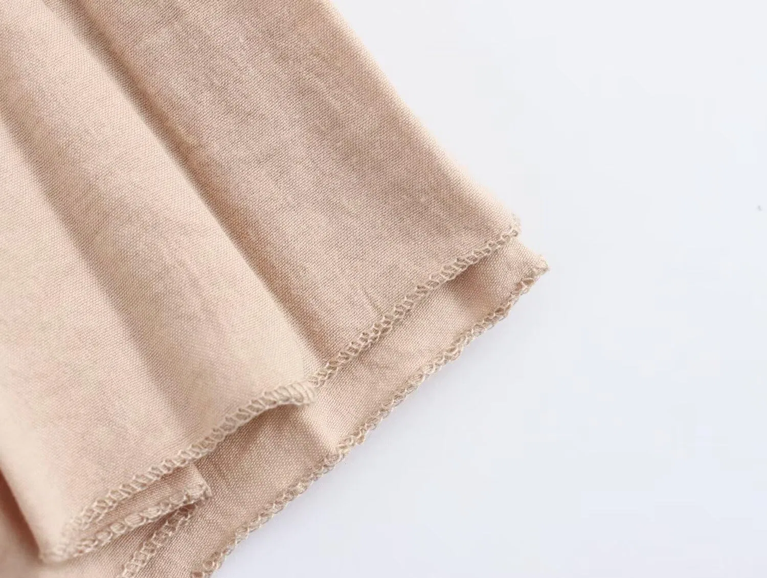 Женское платье миди с вырезом-лацканом Polyester, Camel — фото 4